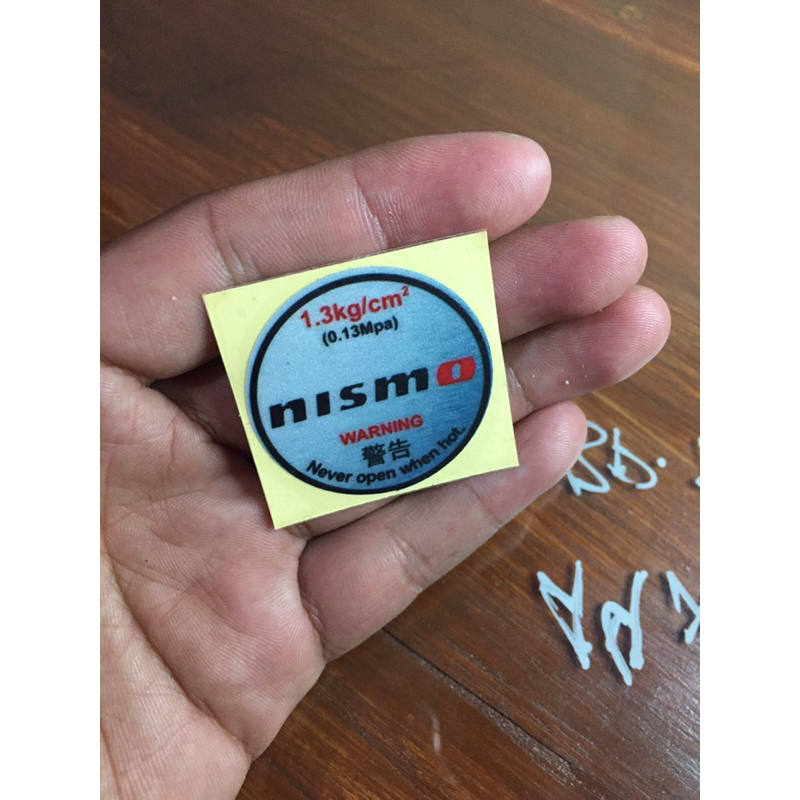 Jual Stiker Nismo Jdm Radcap Radiator Cap Nismo Shopee Indonesia