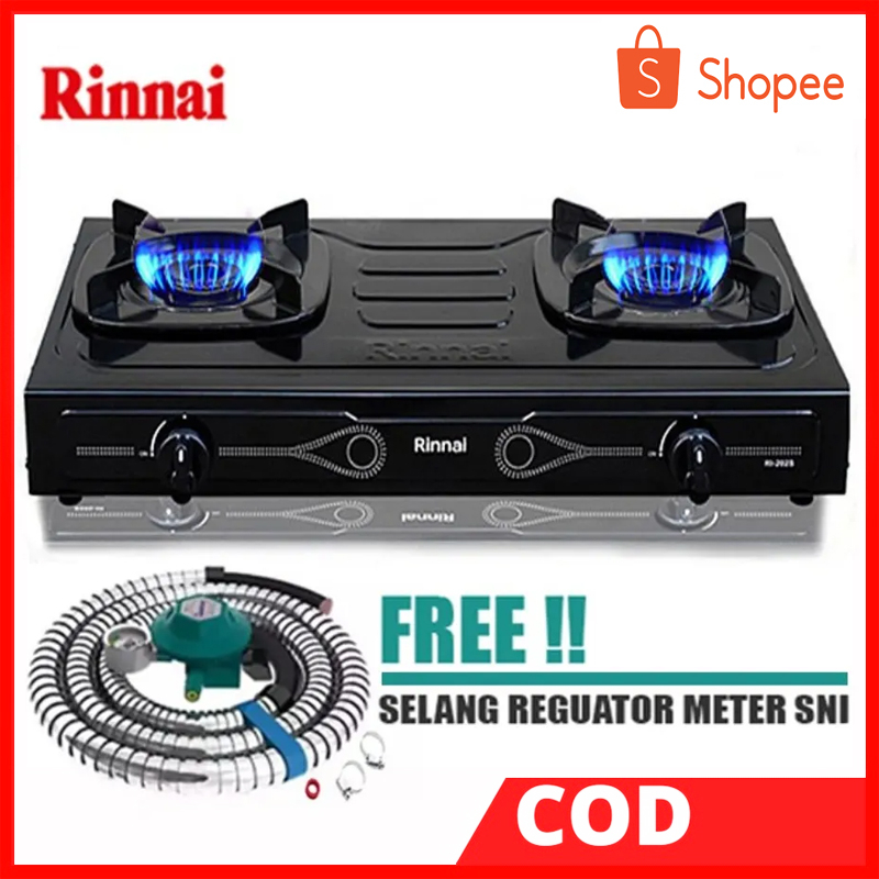 Jual KOMPOR GAS RINNAI 2 TUNGKU / KOMPOR GAS 2 TUNGKU / KOMPOR RINAI 2