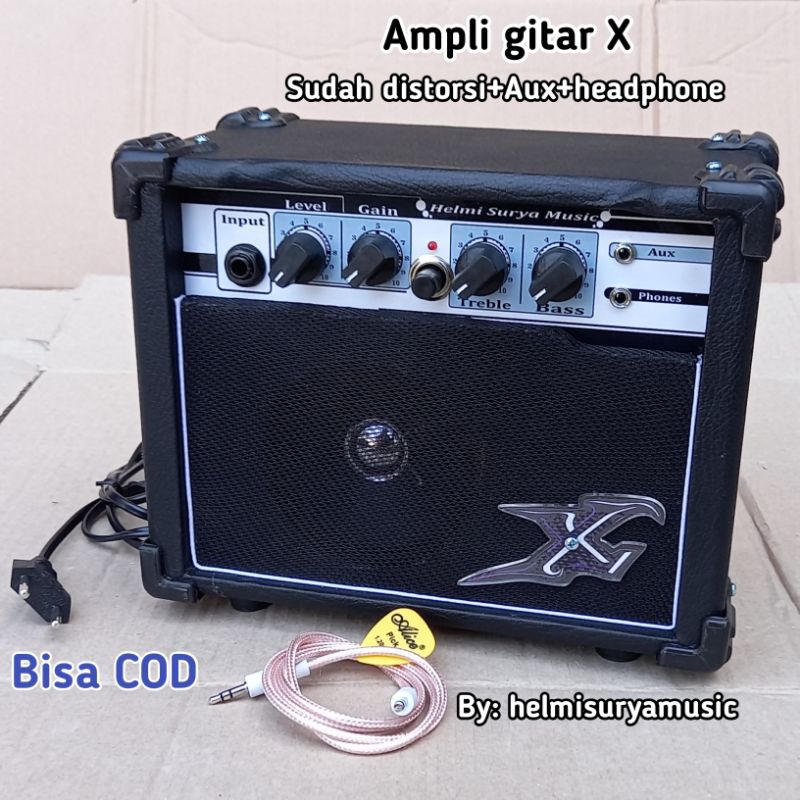 Jual Ampli Gitar Ampli X Gitar Mini Inch Suara Mantap Shopee Indonesia