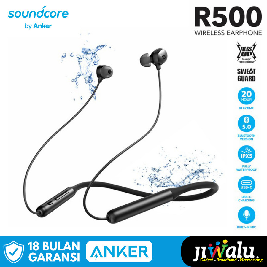 Jual Anker TWS Sport Earphone Bluetooth Soundcore R500 - A3213 | Shopee ...