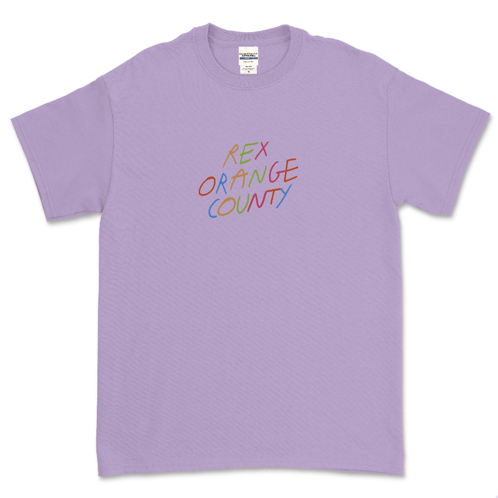 Jual REX ORANGE COUNTY - RAINBOW HANDWRITING T-SHIRT | Shopee