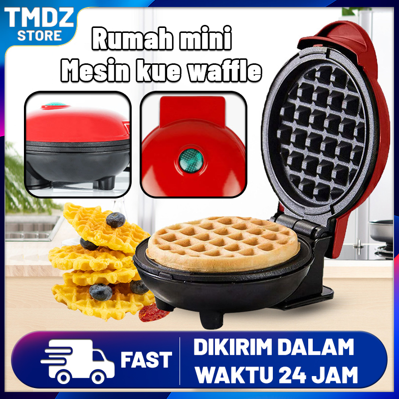 TMDZ-waffle/cetakan waffle/non stick croffle Mini Waffle Maker Elektrik