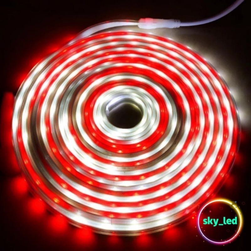 Jual Lampu Strip Merah Putih Led Selang M Paket Lengkap Ac V Lampu Hias Agustus Garansi