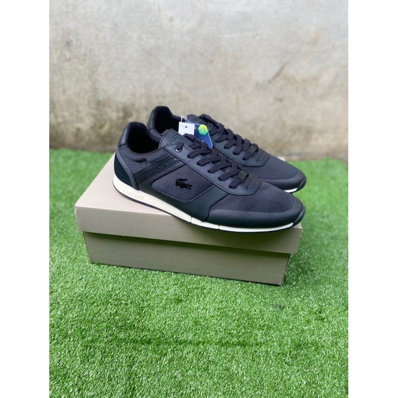 SNEAKERS PRIA LACOSTE MINERVA BLACK ORIGINAL