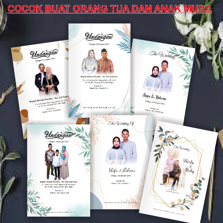 UNDANGAN PERNIKAHAN FOTO TERBARU NGUNDUH MANTU KHITANAN