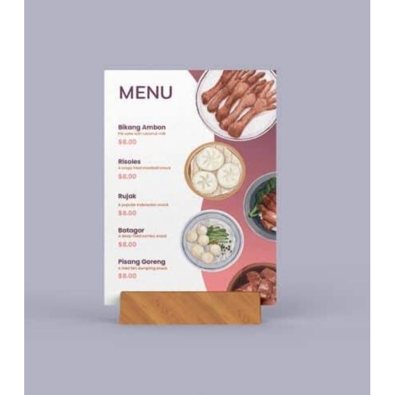 Jual Cetak Menu Costum Ukuran A4 & A3 | Shopee Indonesia