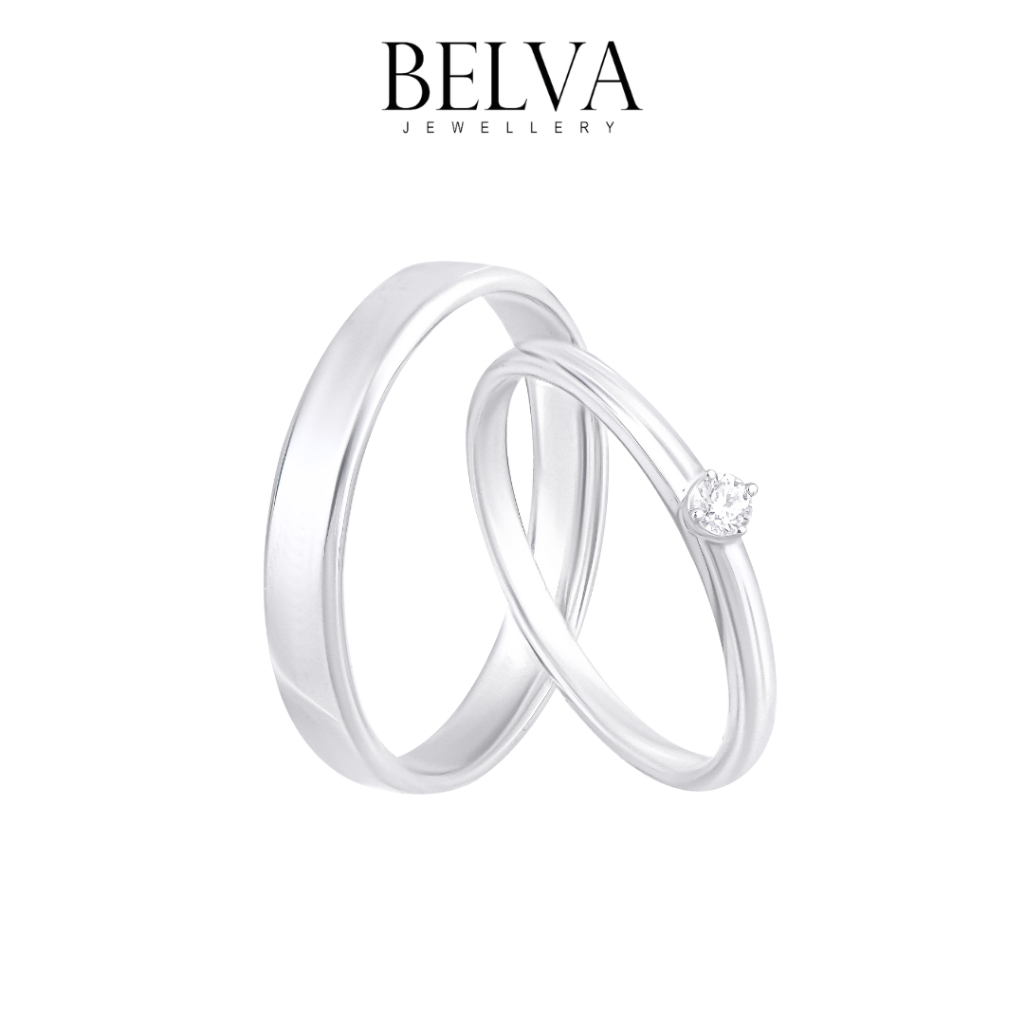 Jual Cincin Nikah Berlian Wedding Ring Belva Jewellery