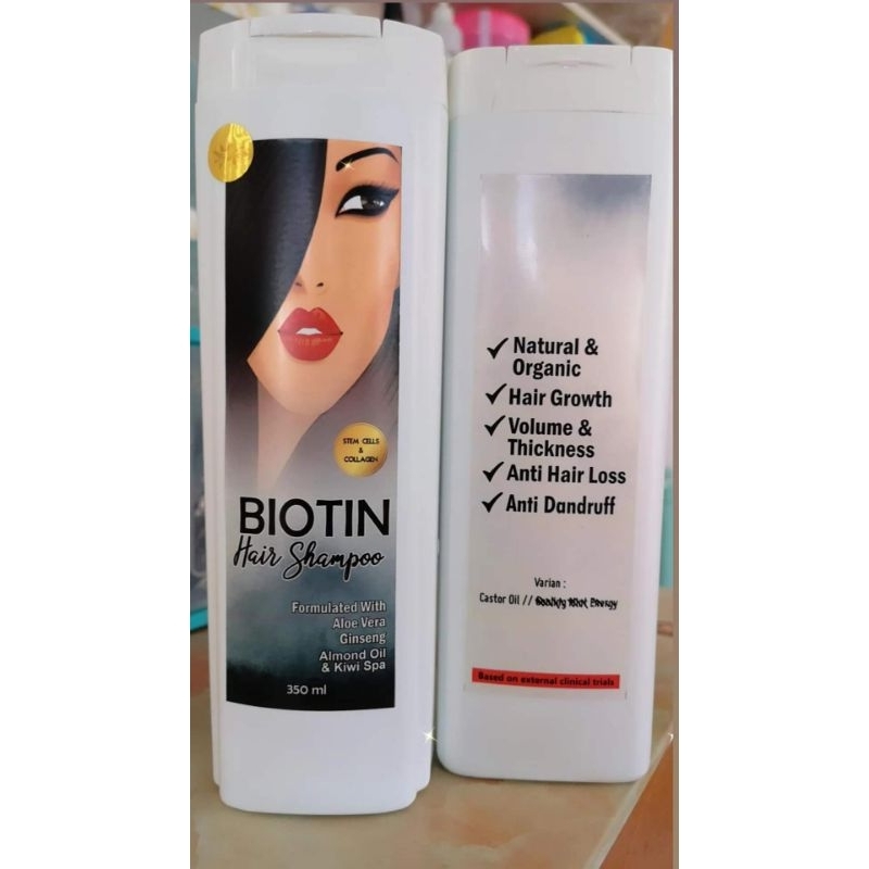 Jual SHAMPO Anti rontok BIOTIN Varian Castor Oil | Shopee Indonesia