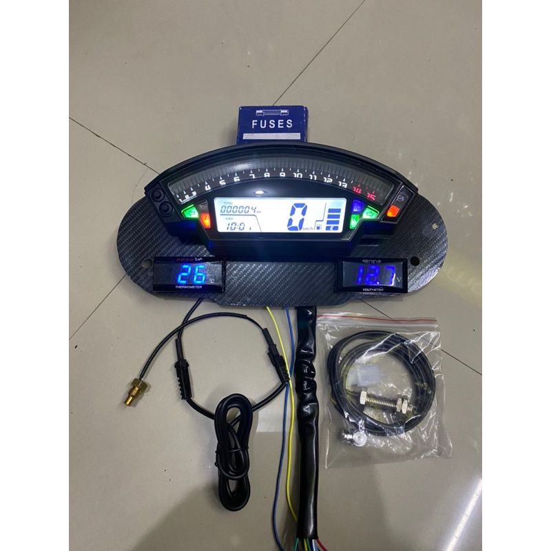 Jual SPEEDOMETER SPEEDO DIGITAL NINJA 250 KARBU MODEL ZX Shopee Indonesia