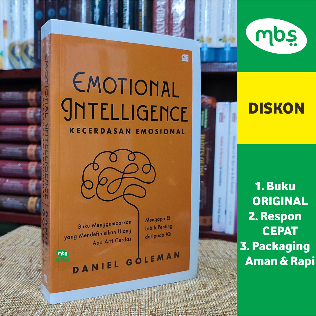 Jual BUKU EMOTIONAL INTELLIGENCE - Kecerdasan Emosional - Daniel ...