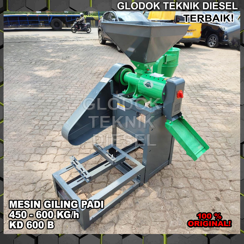 Jual Mesin Giling Padi Mahkota Kd 600 B Kd 600b Tanpa Penggerak