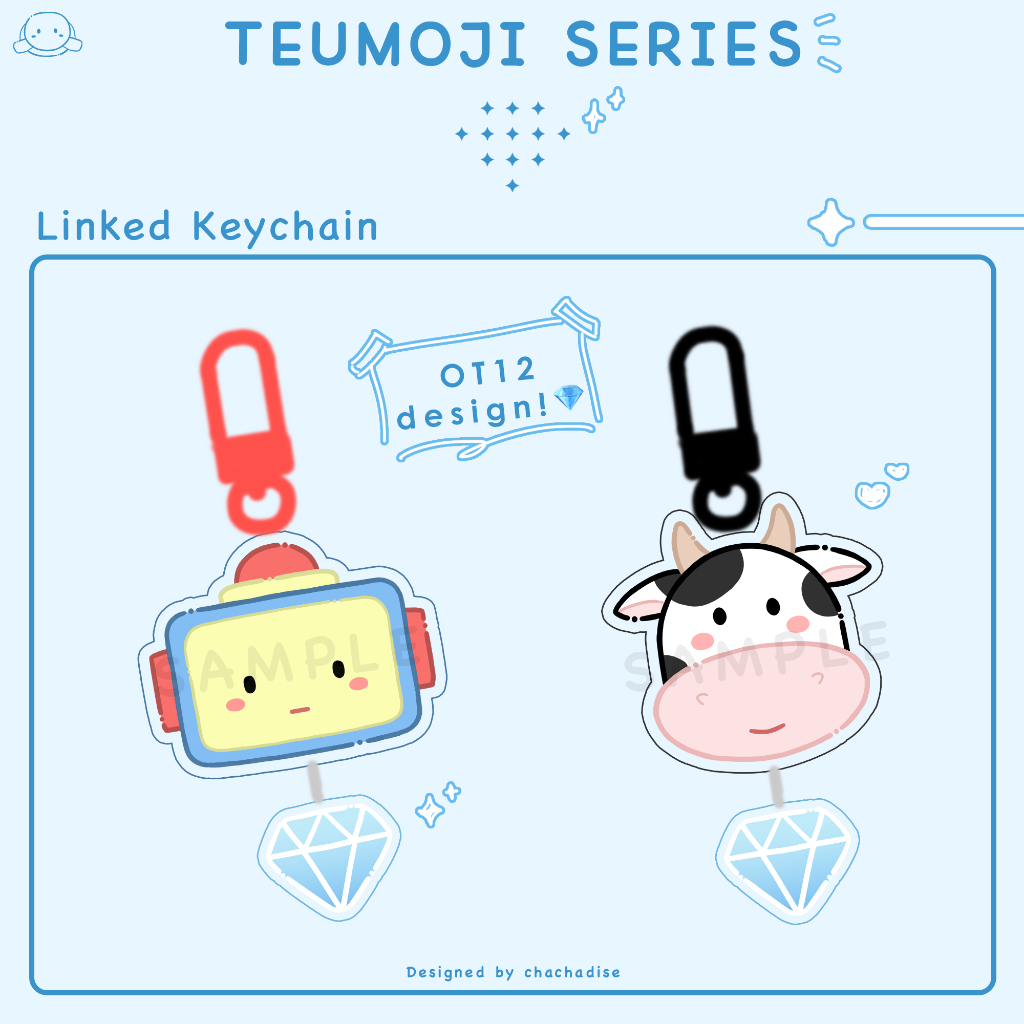 Jual Treasure Emoji Acrylic Keychain, Pin, Sticker Sheet Fanmade ...