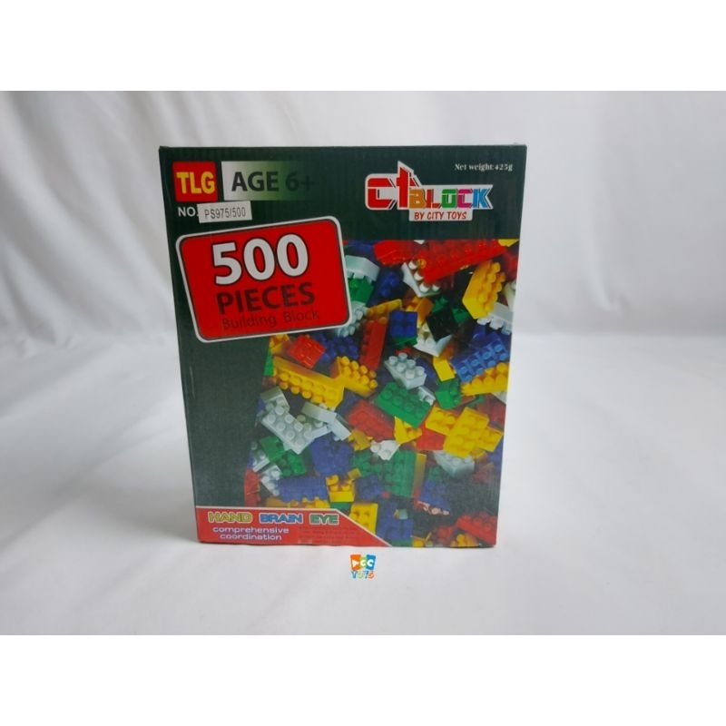 Jual Block Bricks Balok Plastik Susun (1 Box = 500 PCS) Mainan Edukasi ...