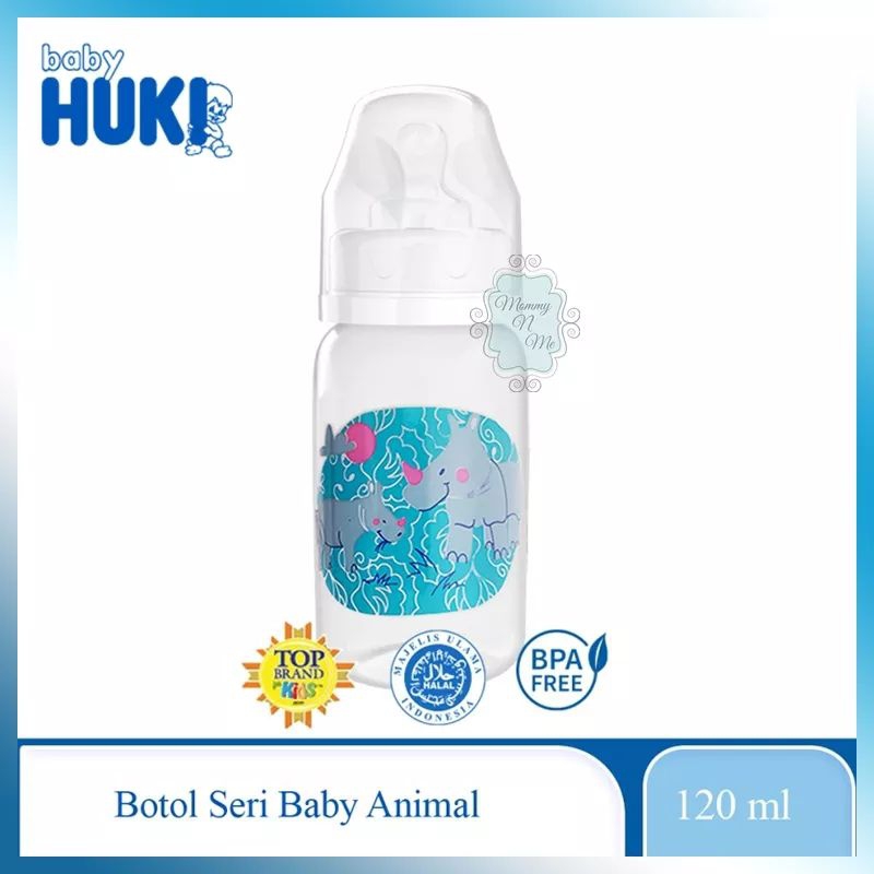 Jual HUKI Botol Round Ukuran 120ml dan 240ml / Dot Botol Susu HUKI ...
