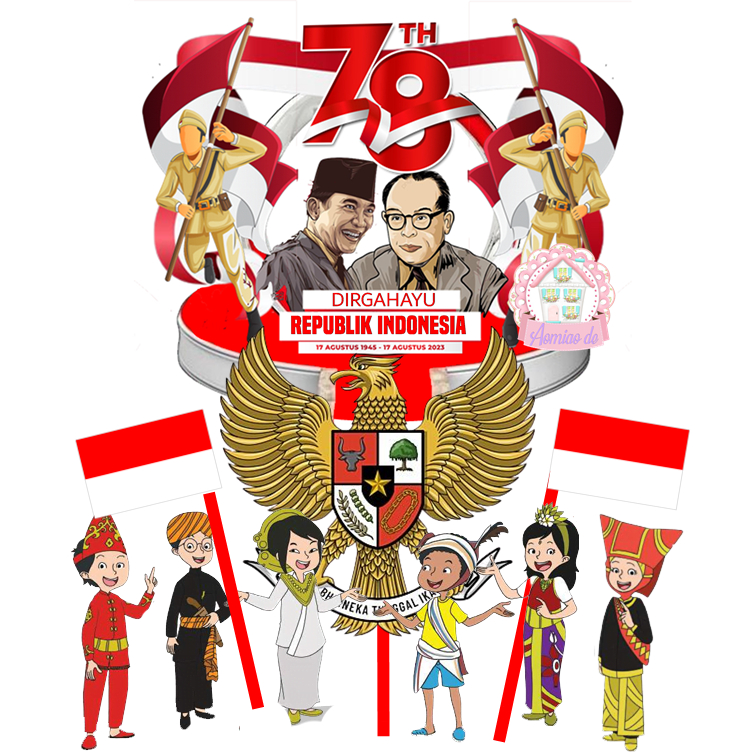 Jual Cake tumpeng topper Dirgahayu Kemerdekaan RI ke 78 2023 | Shopee