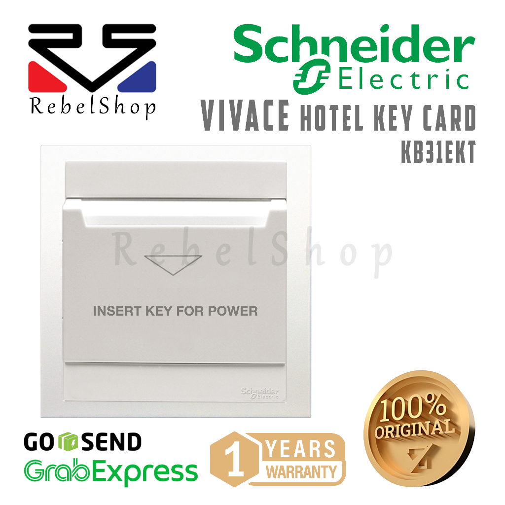 Jual Schneider Hotel Key Card Vivace Saklar Kartu Switch - KB31EKT ...