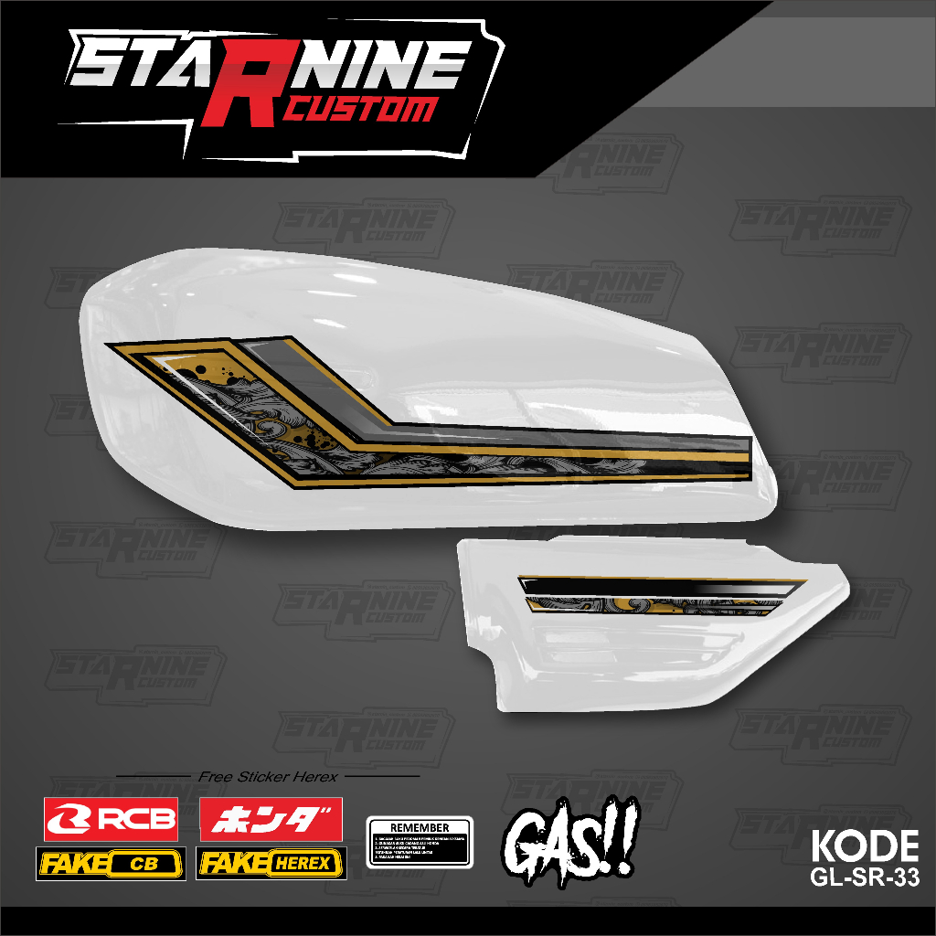 Jual Striping Gl 100 Stiker Cb K5 Stiker Gl Batik Shopee Indonesia