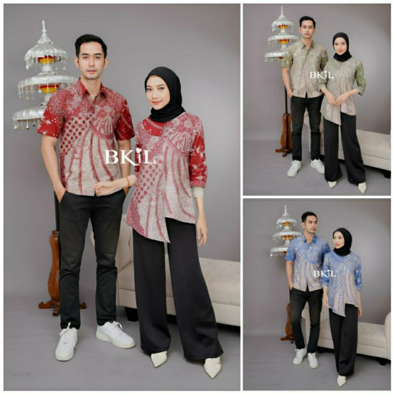 Jual Batik Couple | Batik Couple Modern | Couple Batik | Batik Tunik ...