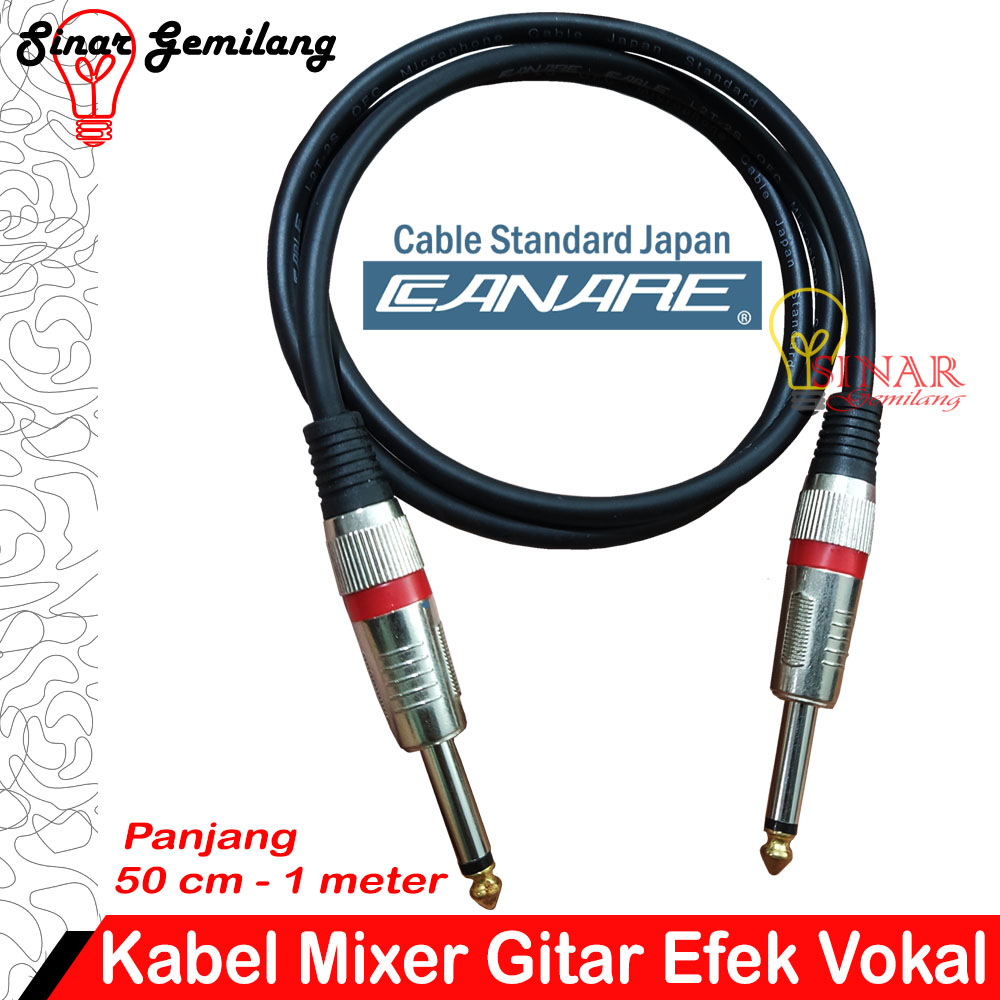 Jual Kabel Mixer Gitar Crossover Equalizer Efek Vokal Jack Toa Akai