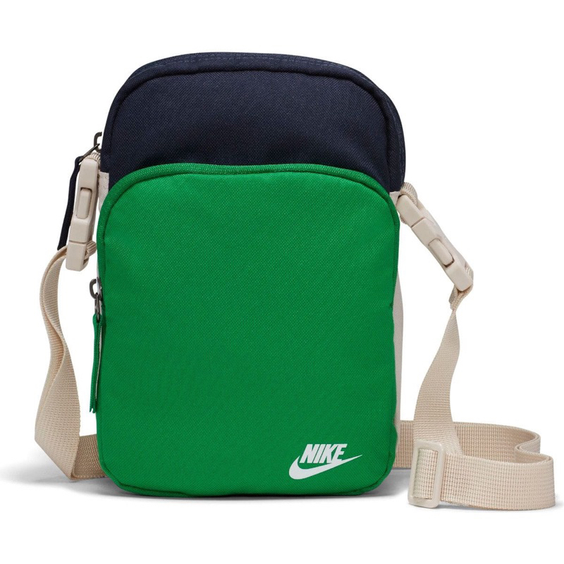 Jual NIKE HERITAGE 2.0 CROSSBODY BAG "GREEN/NAVY/CREAM " ORIGINAL (BNWB
