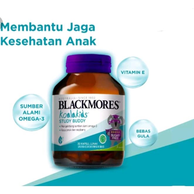 Jual Blackmores Koala Kids Study Buddy 30's / Omega 3 / Suplemen Anak