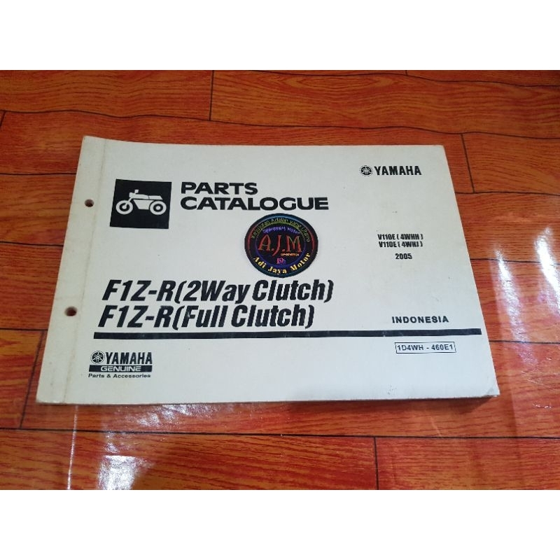Jual Buku Part Catalog Katalog Copian Yamaha FIZR F1ZR 2 WAY FULL ...