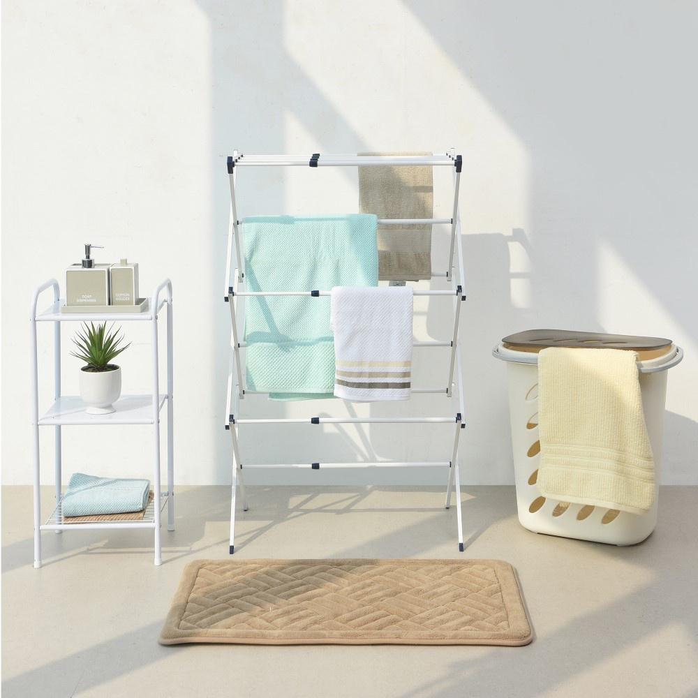 Jual World Home Jemuran Lipat Zig Zag Gantungan Handuk Lipat