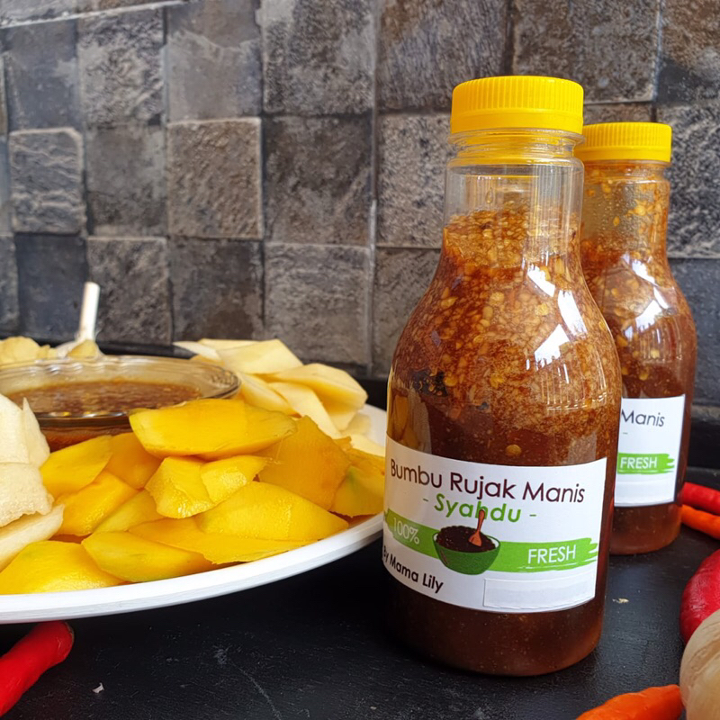 Jual BUMBU RUJAK MANIS 'SYAHDU' 100% GULA MERAH & AREN ASLI | Shopee ...