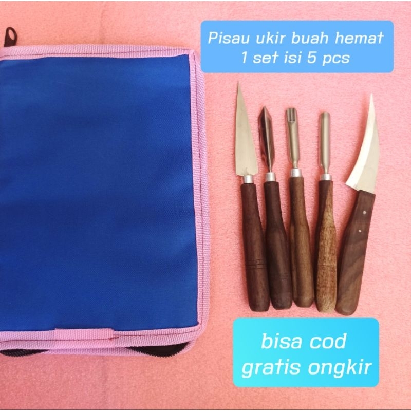 Jual Pisau Ukir Buah Garnish Isi 5 Hemat Shopee Indonesia 