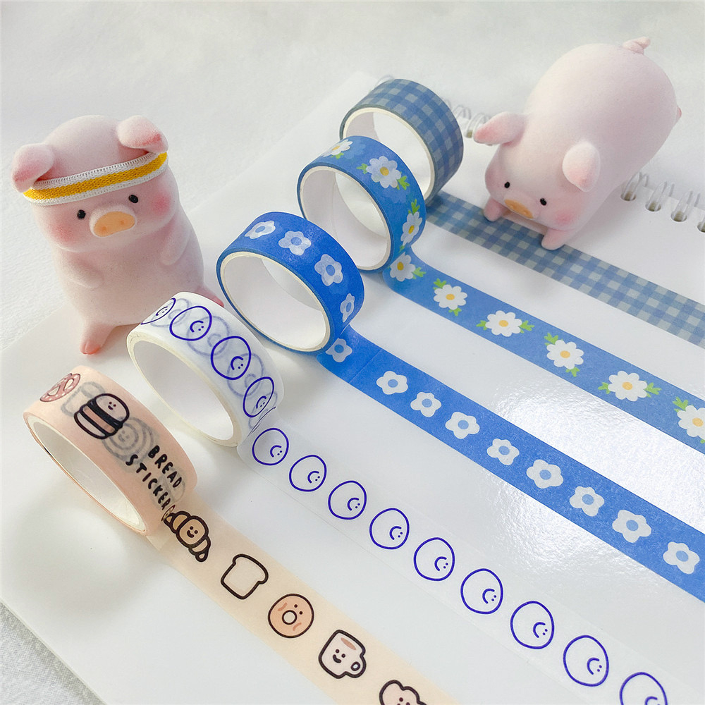 Jual 1Pcs Washi Tape Aesthetic Korean Masking Tape DIY Scrapbook