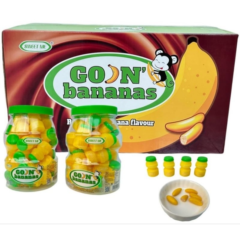 Jual Permen Cemilan Snack Going Goin Bananas Banana Pisang Monyet