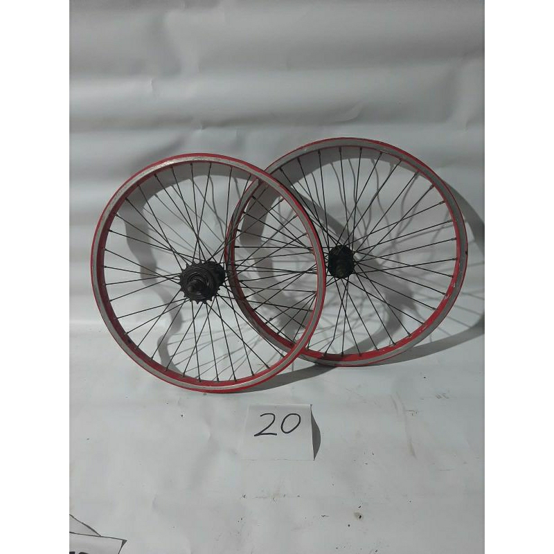 Jual VELG SEPEDA R20 CAKRAM SEKEN BEKAS LAYAK PAKAI , 6 Speed , Cakram ...