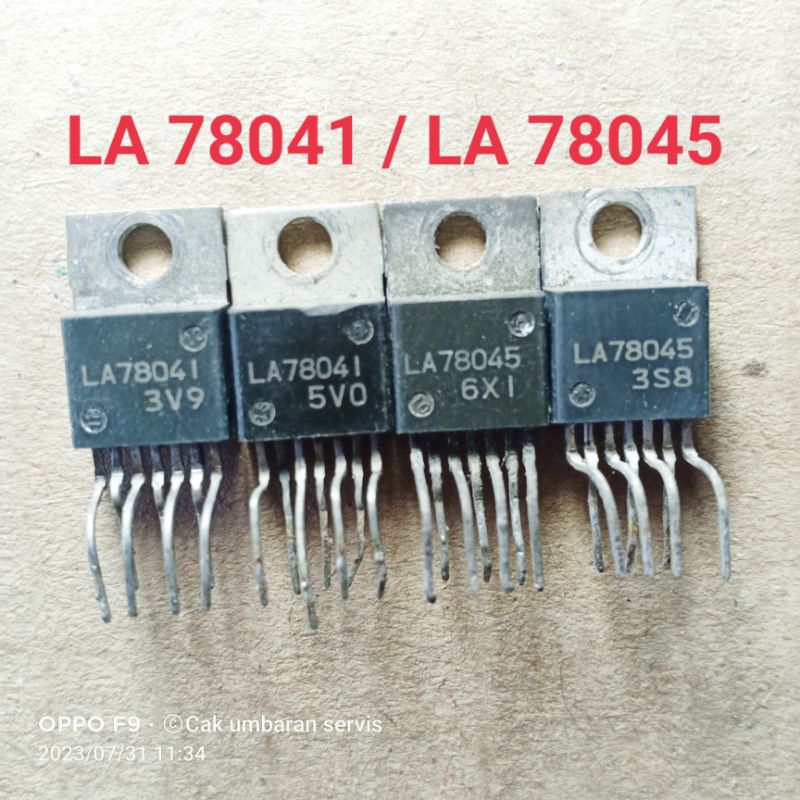 Jual IC VERTIKAL LA78041 LA78045 CABUTAN ORIGINAL PRODUK TV SHARP