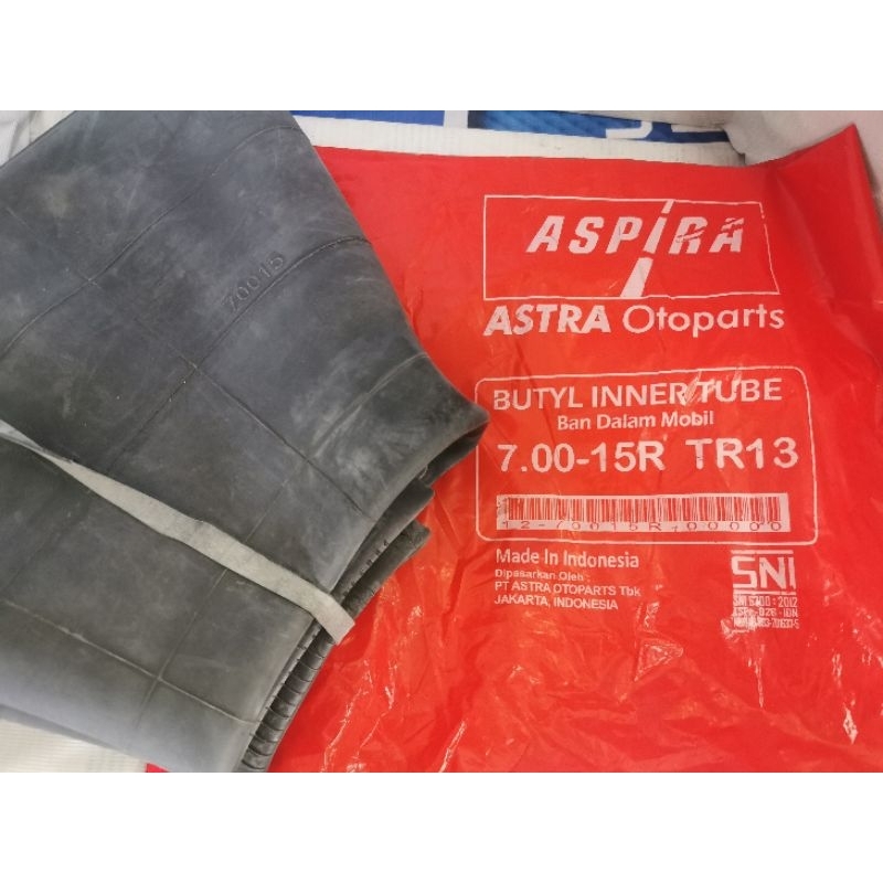 Jual BAN DALAM MOBIL JEEP ASPIRA R15 PENTIL PENDEK (700 R15 TR13) - BAN ...