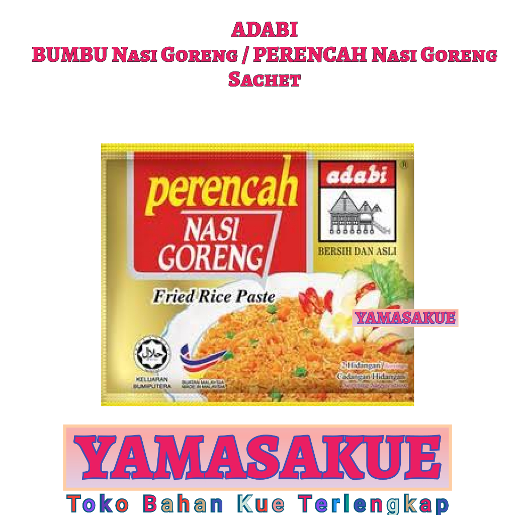 Jual Adabi Bumbu Nasi Goreng Perencah Nasi Goreng Sachet Shopee