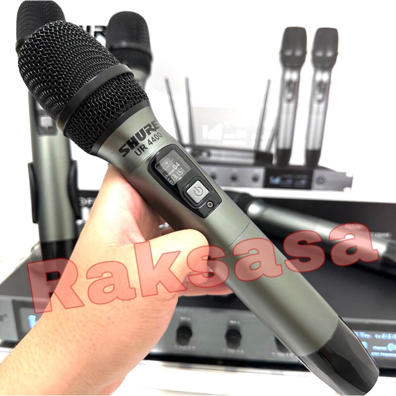 Jual Mic Wireless Shure UR4400 FREE KOPER Mic ur 4400 4bh Mic Bagus
