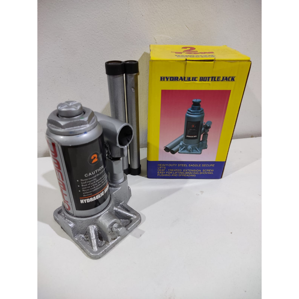 Jual DONGKRAK HIDROLIK MOBIL MODEL BOTOL REL 2 TON HYDRAULIC BOTTLE ...