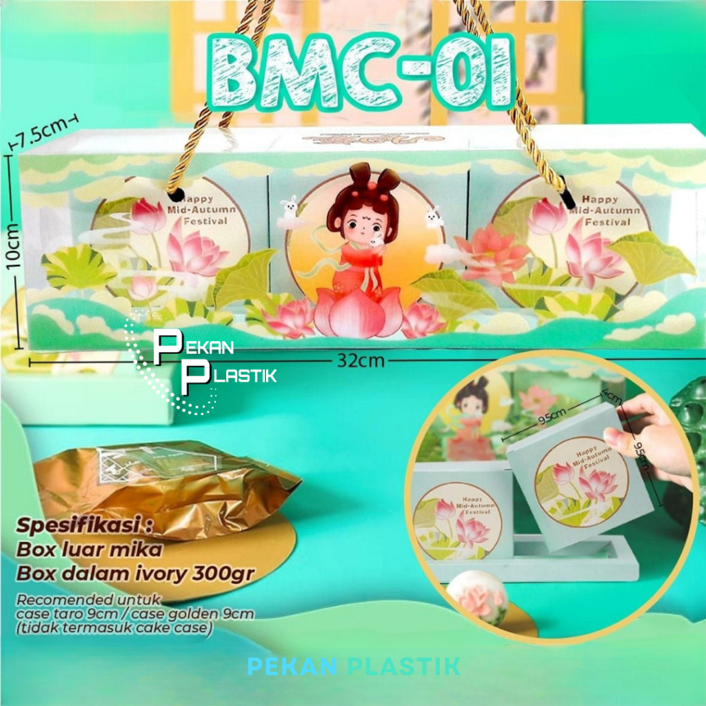 Jual Mooncake Hampers Mika Box Goddess Kotak Hampers Kue Bulan Mika