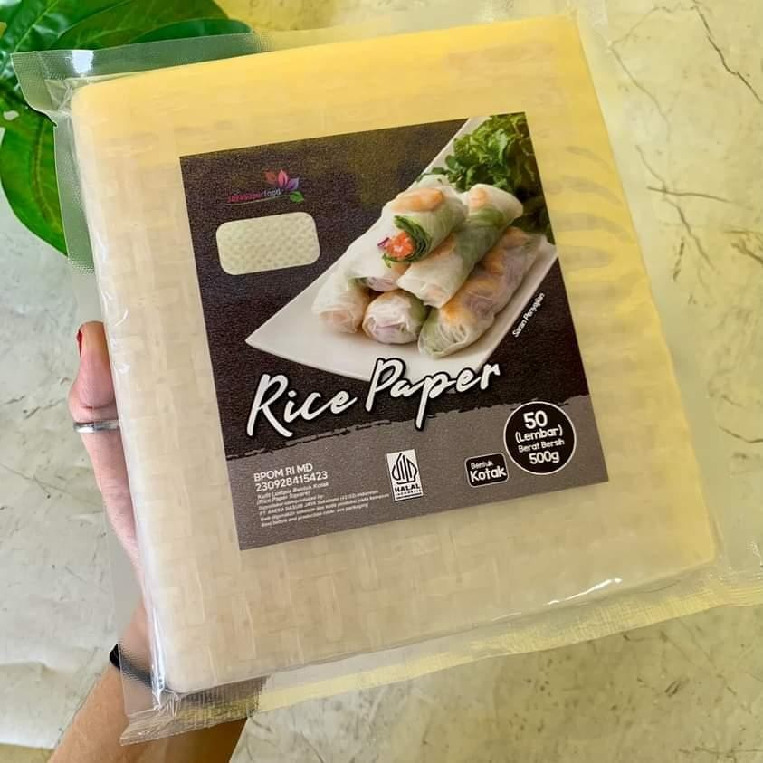 Jual Jsf Rice Paper Kotak 50 Lembar 500gr | Shopee Indonesia