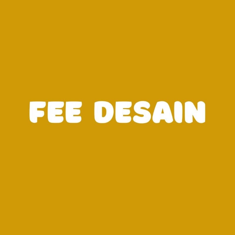 Jual Fee Desain Custom | Shopee Indonesia