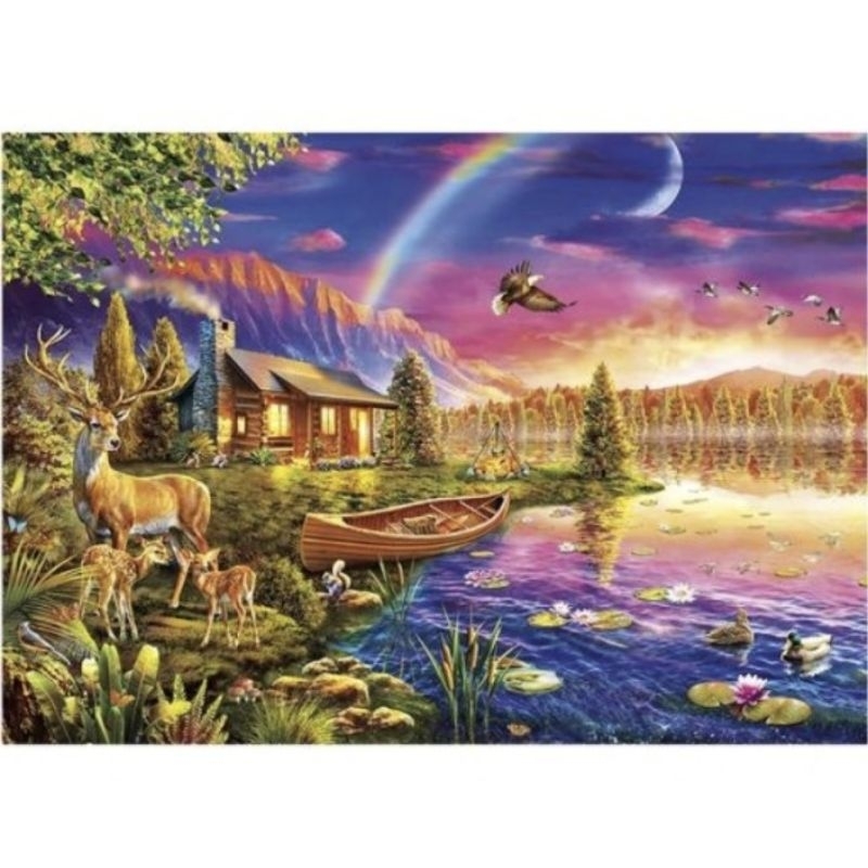 Jual [40x50cm] DIY Paint By Numbers Oil Painting Kit Canvas Paint by