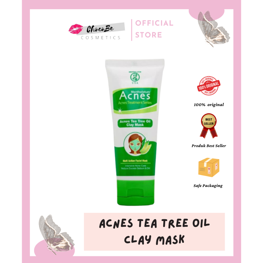 Jual Acnes Tea Tree Oil Clay Mask 50 gr Shopee Indonesia
