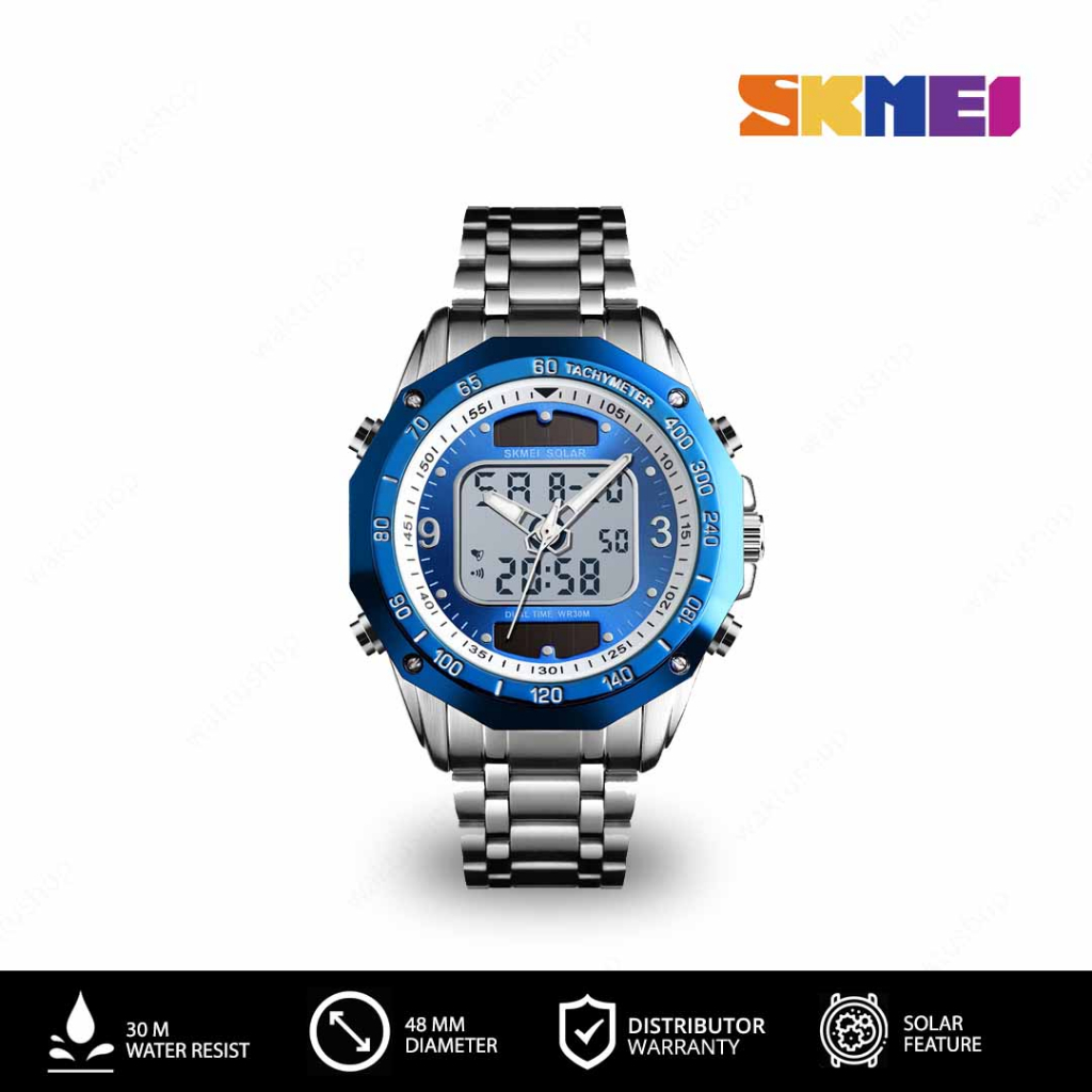 Jual SKMEI 1493 Jam Tangan Pria Solar Shopee Indonesia