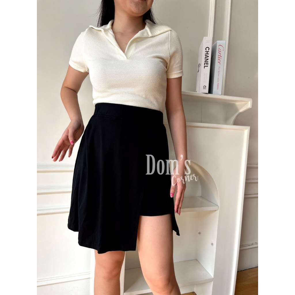Jual Domscorner - Kayleen skort - slit skort - rok celana - shorts ...