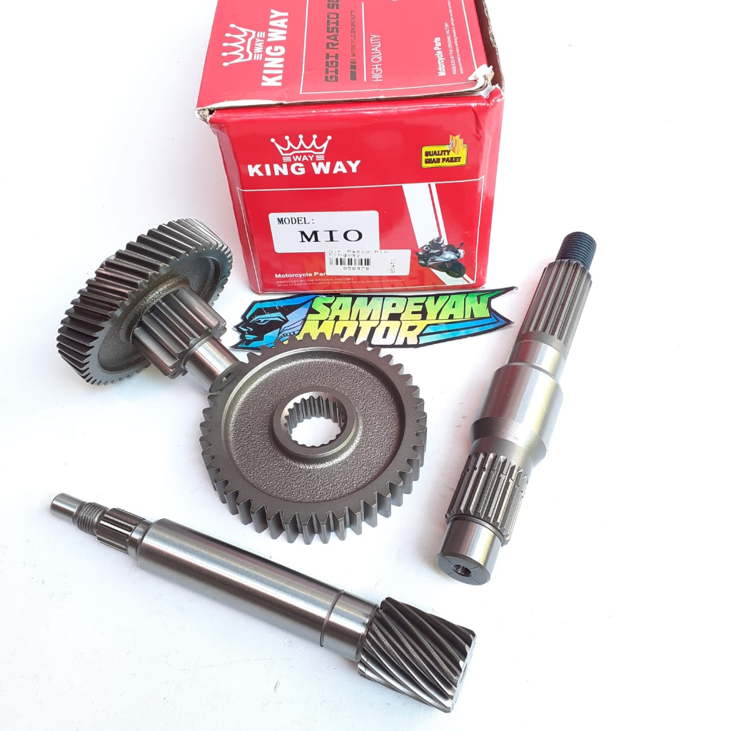 Jual GIGI GEAR GIR RASIO SET KOMPLIT 4 MACAM AS RODA PULLY GIR BESAR ...