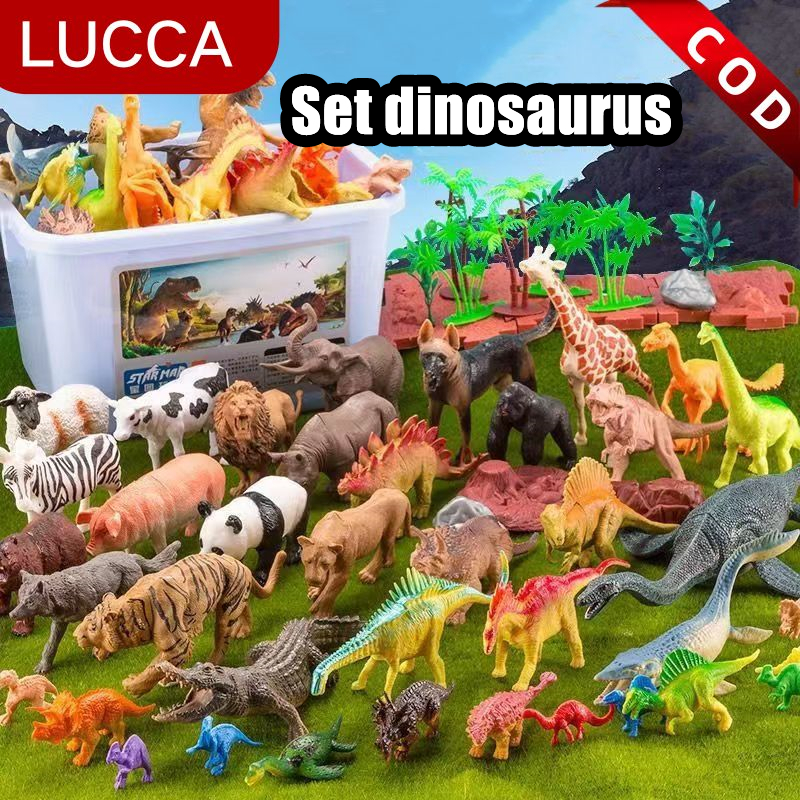 Jual Mainan Dinosaurus Karet Set 12Pcs Mainan Edukasi Anak Laki Laki ...