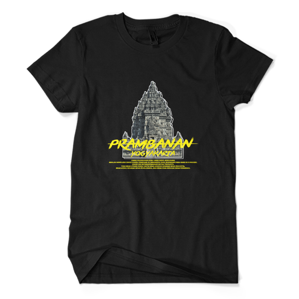Jual Kaos Distro Premium PRAMBANAN - Baju Wisata Liburan Oleh-Oleh ...