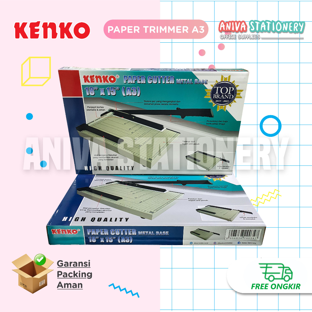 Jual Kenko Paper Trimmer Cutter Metal Base Alat Potong Kertas A3 Anti