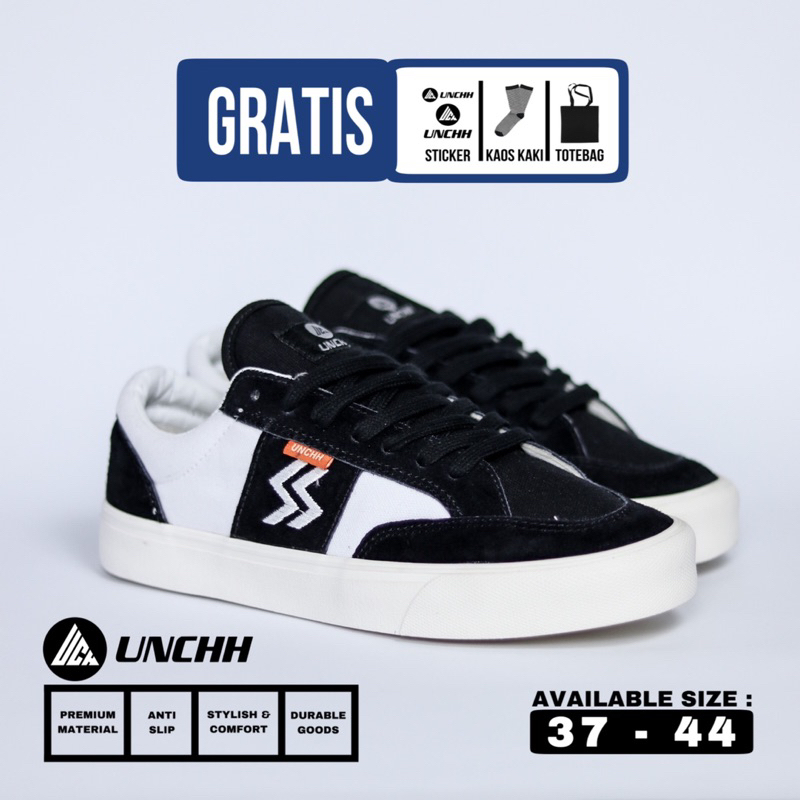 Jual Sepatu Unchh Harazaki Panda White Black - Best seller Brand Lokal ...