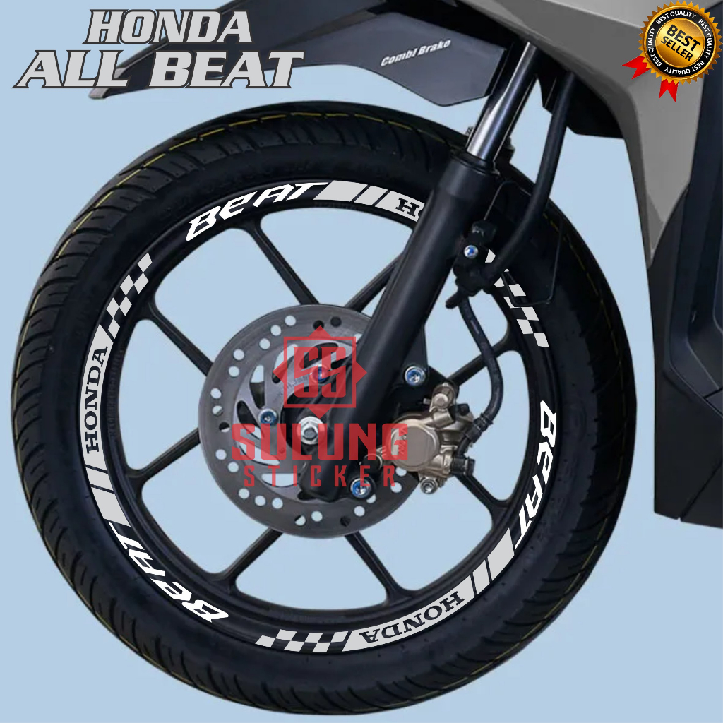 Jual Stiker Lis Velg Motor All Honda Beat Cutting Sticker Pelk Variasi